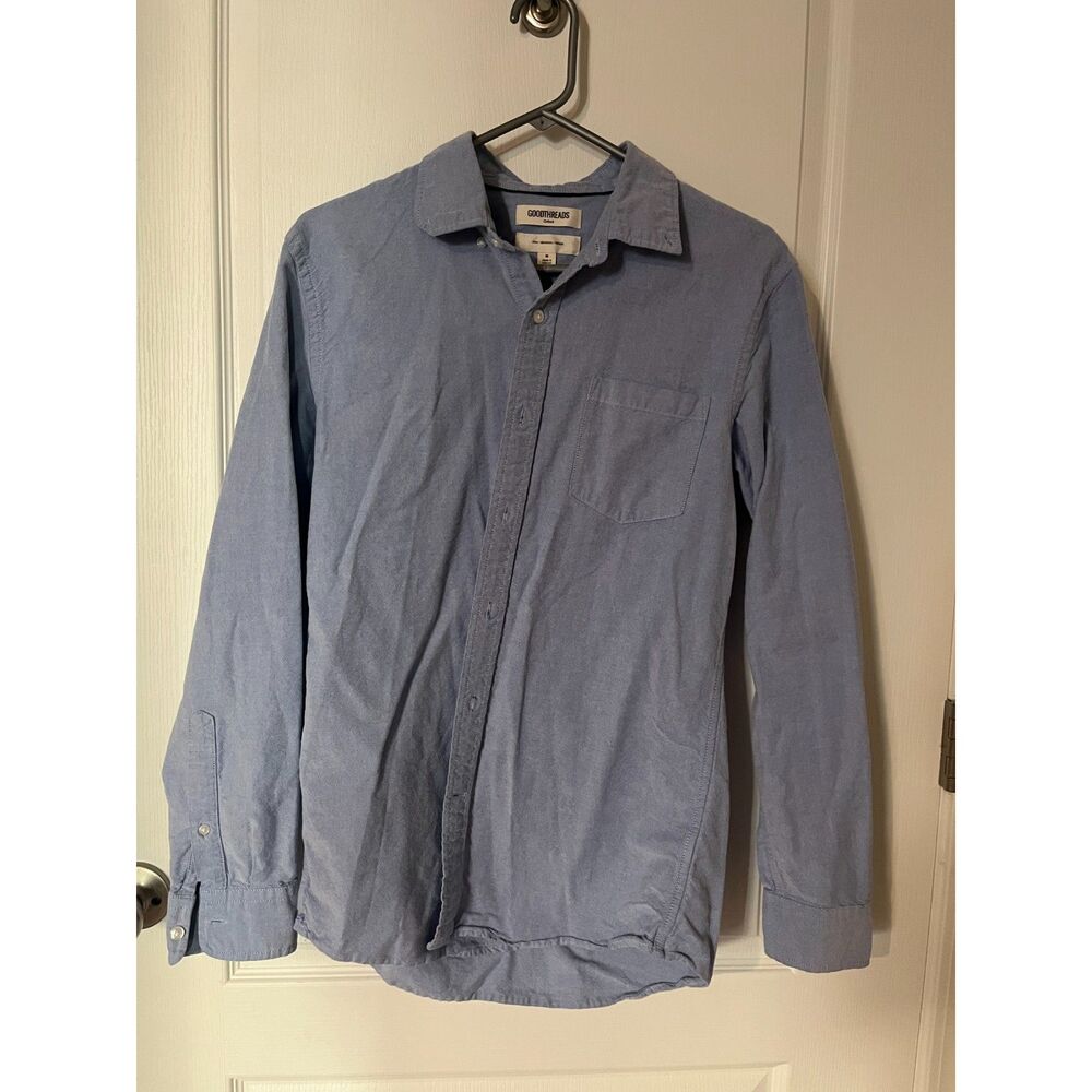 Goodthreads Men's Oxford Blue Button Down Size M